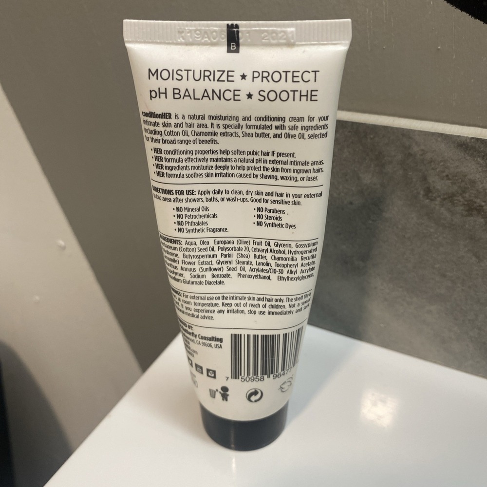 ConditionHer Skincare For Down There, Unscented Moisturizing Cream Sealed - Picture 2 of 4
